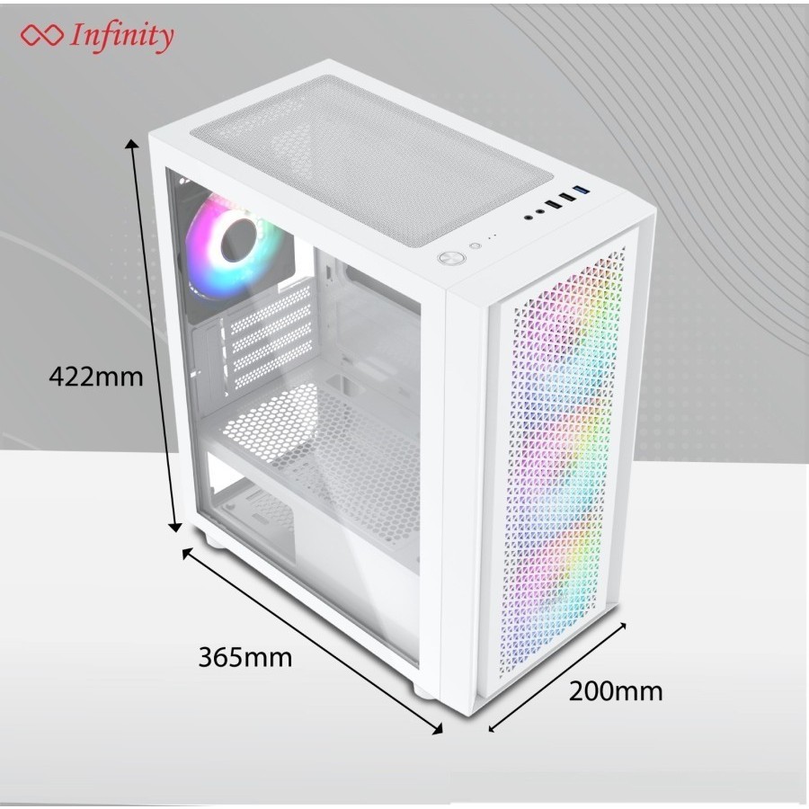 Jual Casing Infinity Horus V2 - MicroATX Gaming Case Infinity Horus V2 ...