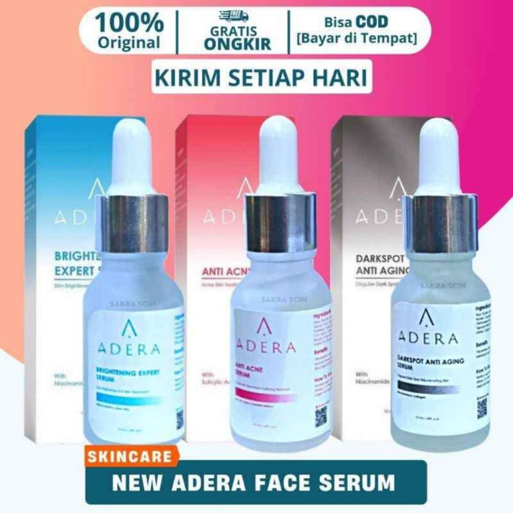 Jual ADERA DARKSPOT SERUM Menghilangkan Flek Hitam, Keriput, Dan Bekas ...