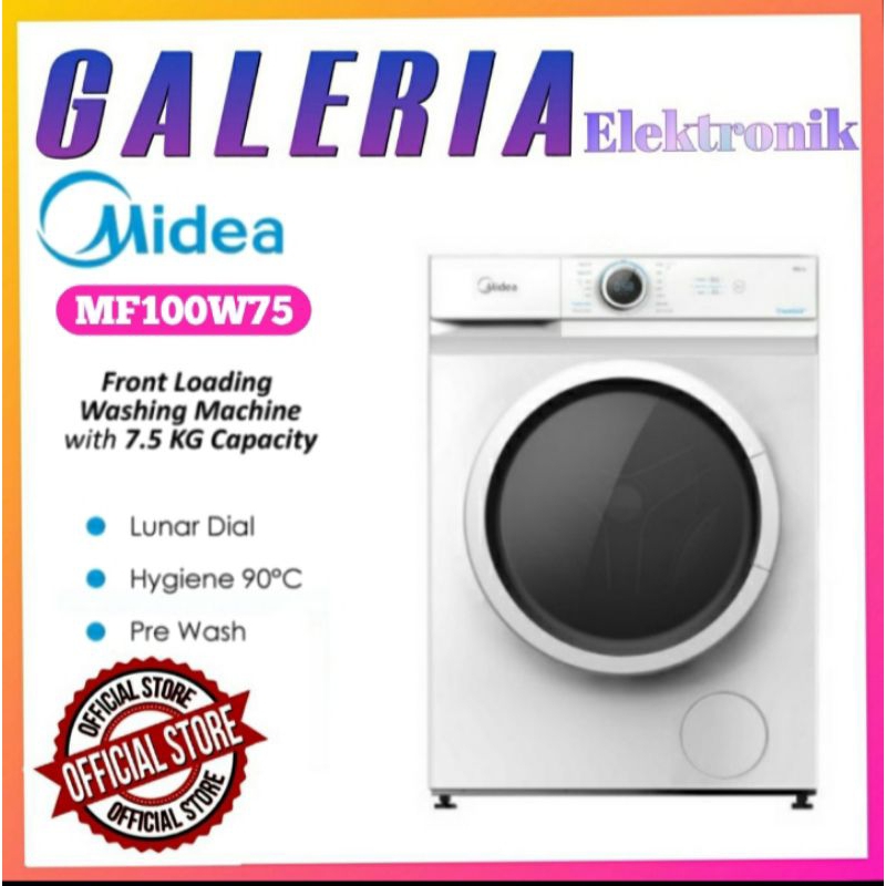 Jual Mesin Cuci Midea Front Loading Mf100w75 Kapasitas 75kg Shopee