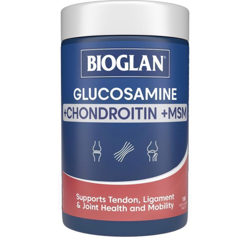 Jual Bioglan Glucosamine Chondroitin + MSM 180 Tablets Shopee Indonesia
