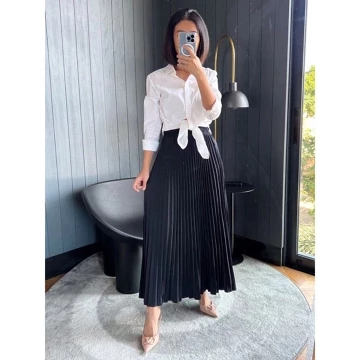 1104 Rok Plisket Premium Rok Plisket Premium Wanita Dewasa