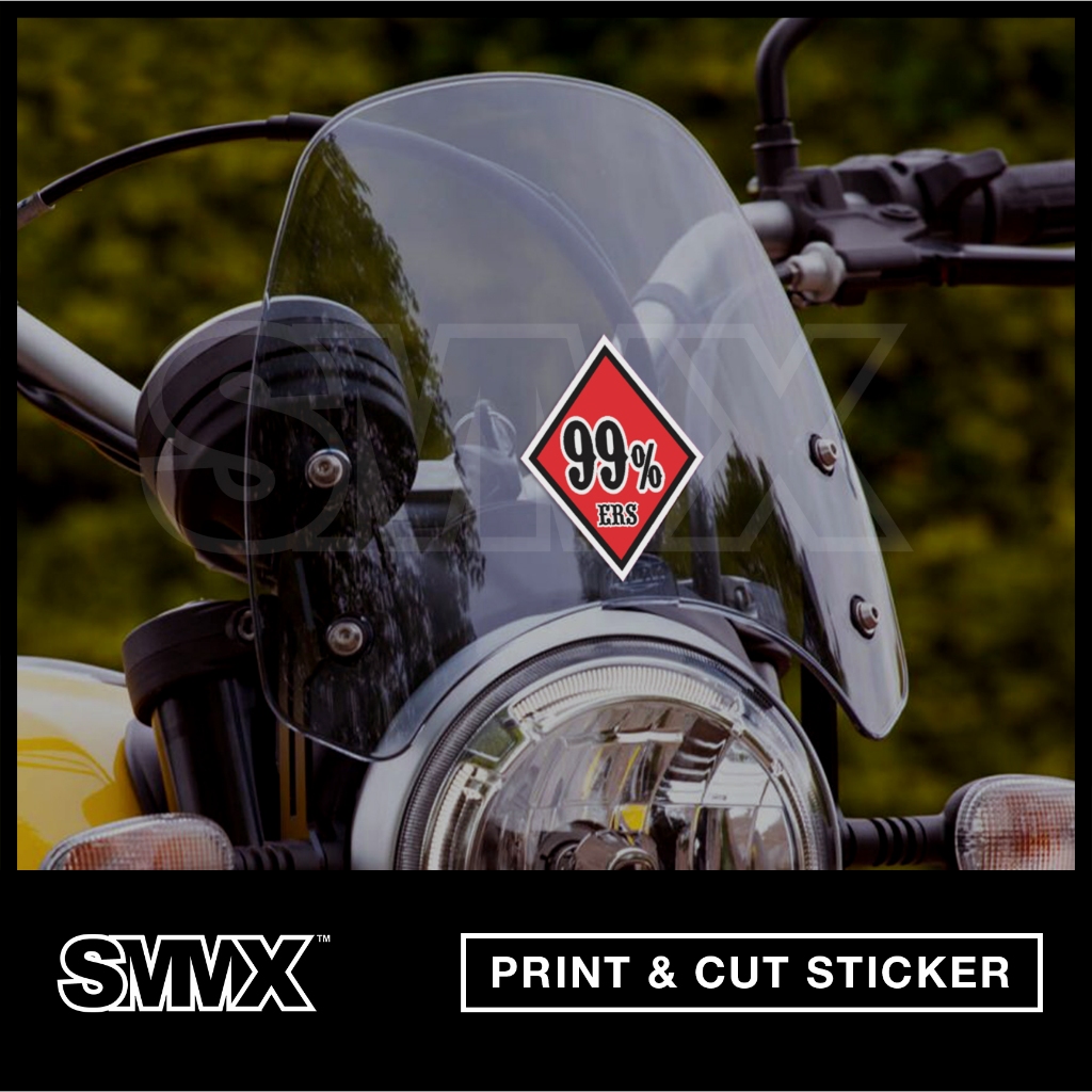 Jual Sticker Stiker 99% ninty nine percenters MC | Shopee Indonesia
