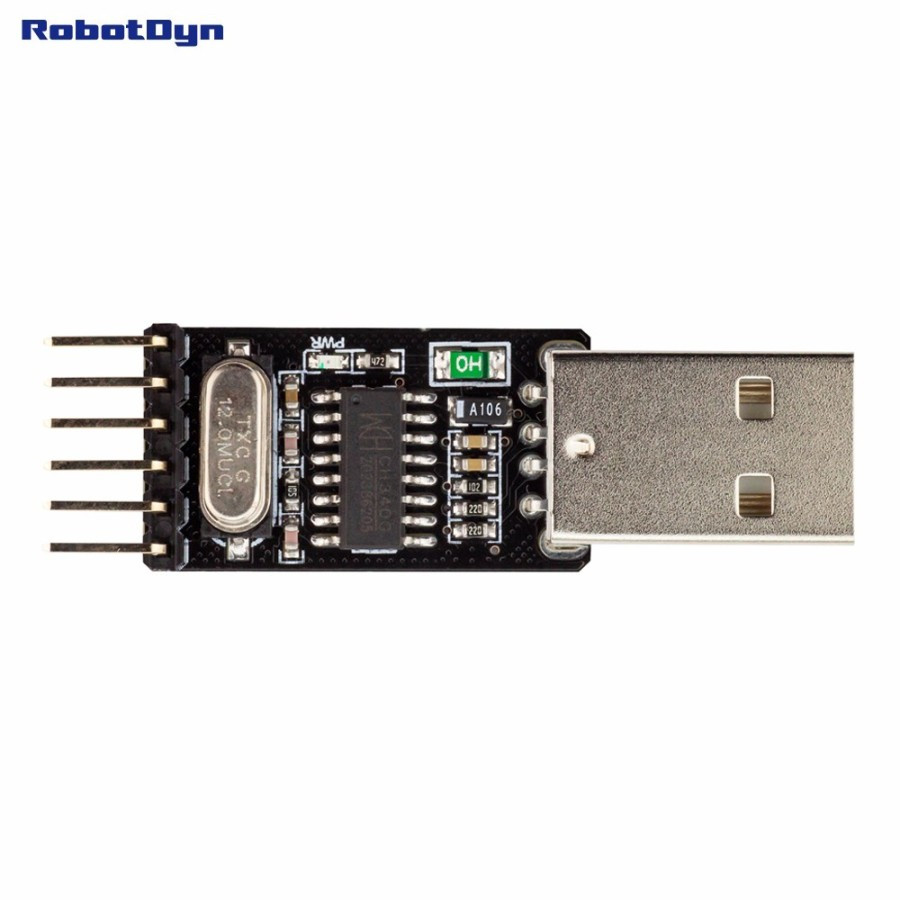 Jual CH340 CH340G 5V/3.3V, USB to TTL-UART Serial Converter Module ...