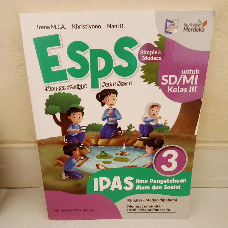 Jual ESPS IPAS Ilmu Pengetahuan Alam Dan Sosial Untuk SD/MI Kelas III ...