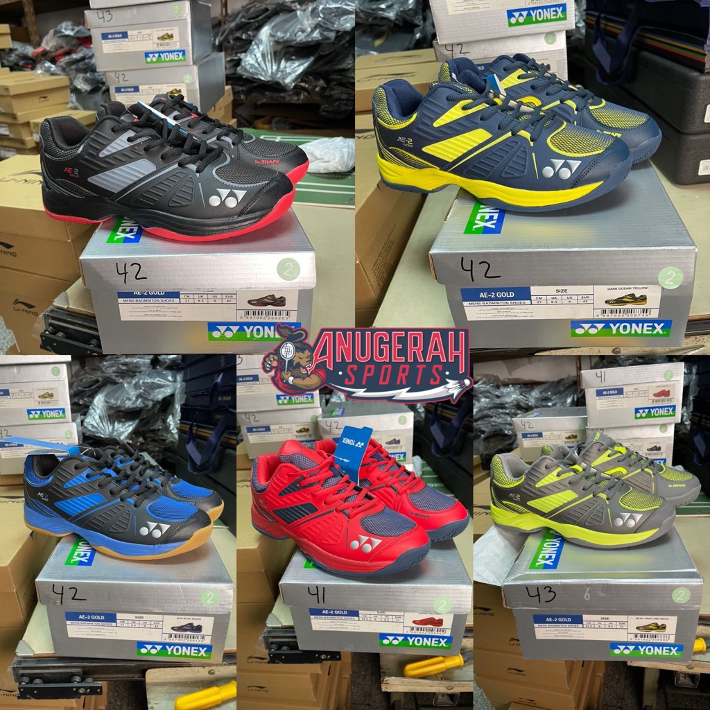 Jual Sepatu Badminton YONEX ALL ENGLAND 2 GOLD / AE 2 GOLD ORIGINAL ...