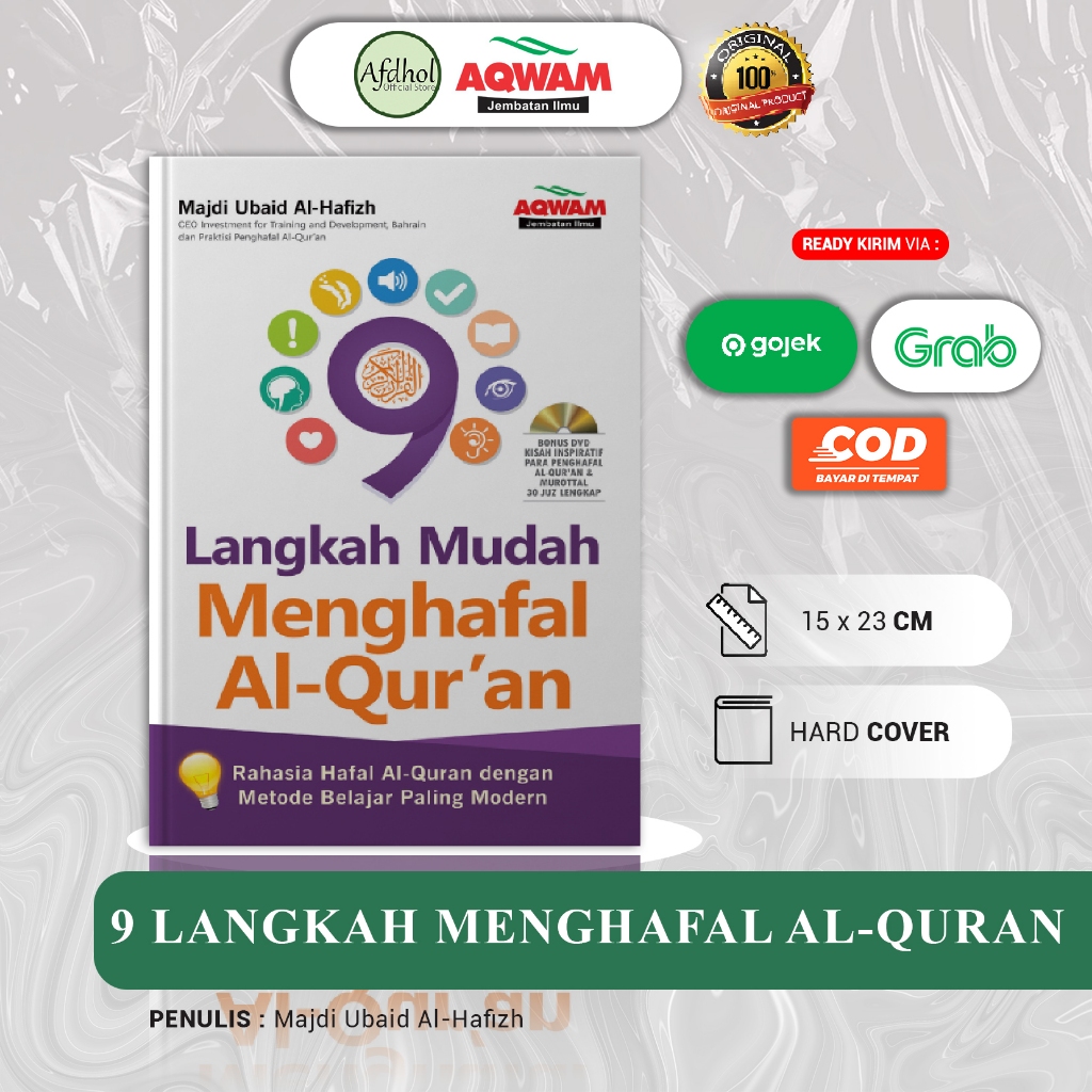 Jual 9 Langkah Mudah Menghafal Al Quran Bonus Dvd Kisah Inspiratif