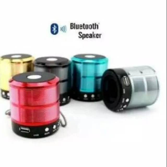 Jual Speaker Bluetooth WS-887 MINI Speaker Portable Wireless WS-887 ...