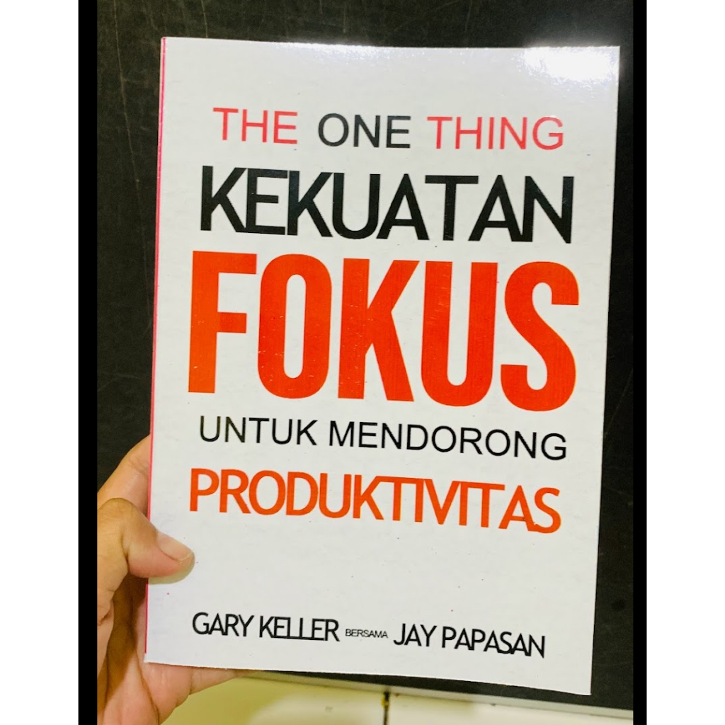Jual the one thing gary keller buku cetak shopee indonesia
