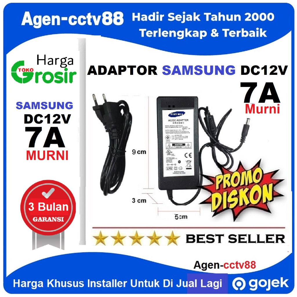 Jual Adapter Adaptor Power Supply Samsung Dc V A Murni Harga