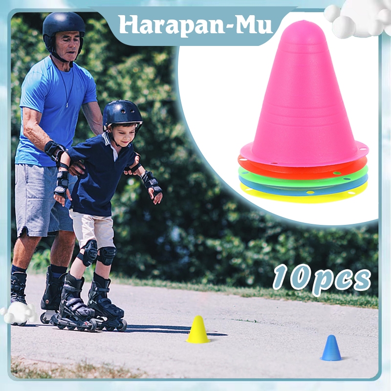 Jual 10 Pcs Kerucut Sepatu Roda Inline Skates Cone Kecil Cone Sepatu ...