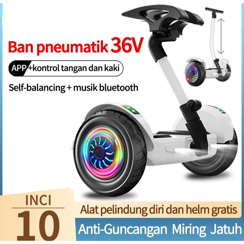 Jual Hoverboard 10 Inch Smart Balance Wheel with Bluetooth Speaker