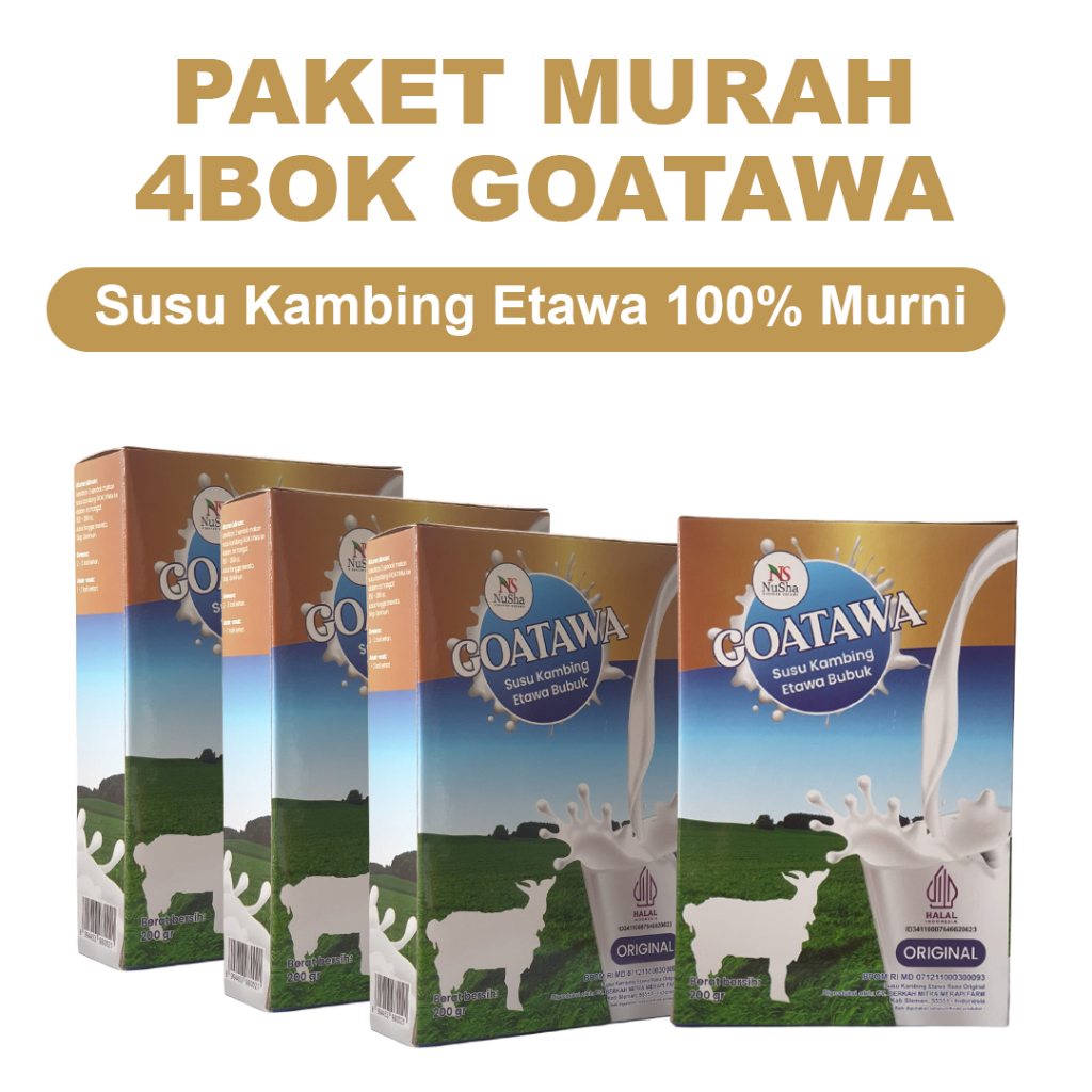 Jual 4 BOK GOATAWA Susu Kambing etawa asli Primagold masalah sendi dan ...