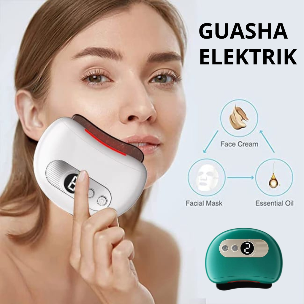 Jual Face Gua Sha Electric Beauty Machine Alat Pijat Elektrik Wajah Gua Sha Face Massage 8393