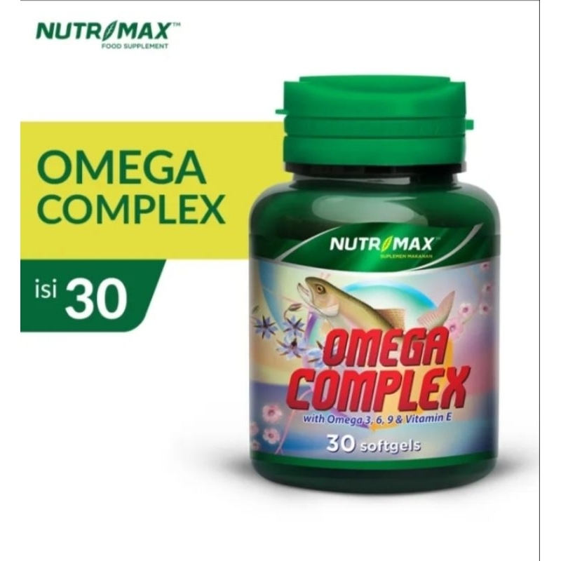 Jual Nutrimax Omega Complex Omega 3 6 9 Minyak Ikan Fish Oil Kolestrol