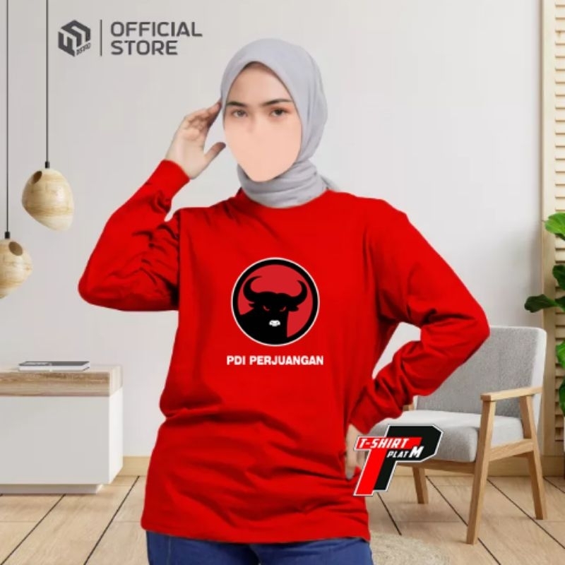 Jual Kaos PDI Perjuangan Cotton Combed | Shopee Indonesia