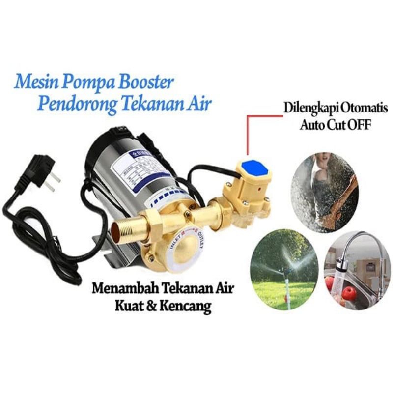 Jual Pompa Pendorong Tekanan Air Booster Pump 100watt Mesin Pendorong