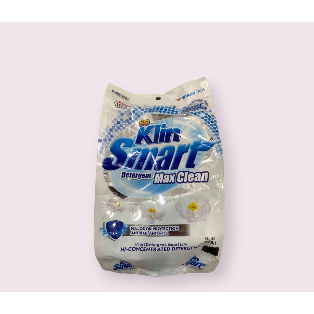 Jual So Klin Smart Detergent Max Clean 725g ( Gratis 1 Piring Keramik ...
