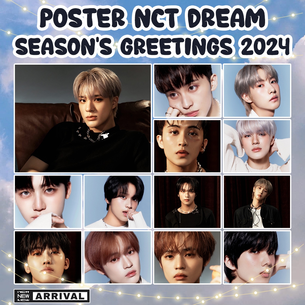 Jual POSTER FOTO NCT DREAM SEASON'S GREETINGS 2024 Wall Decor Hiasan