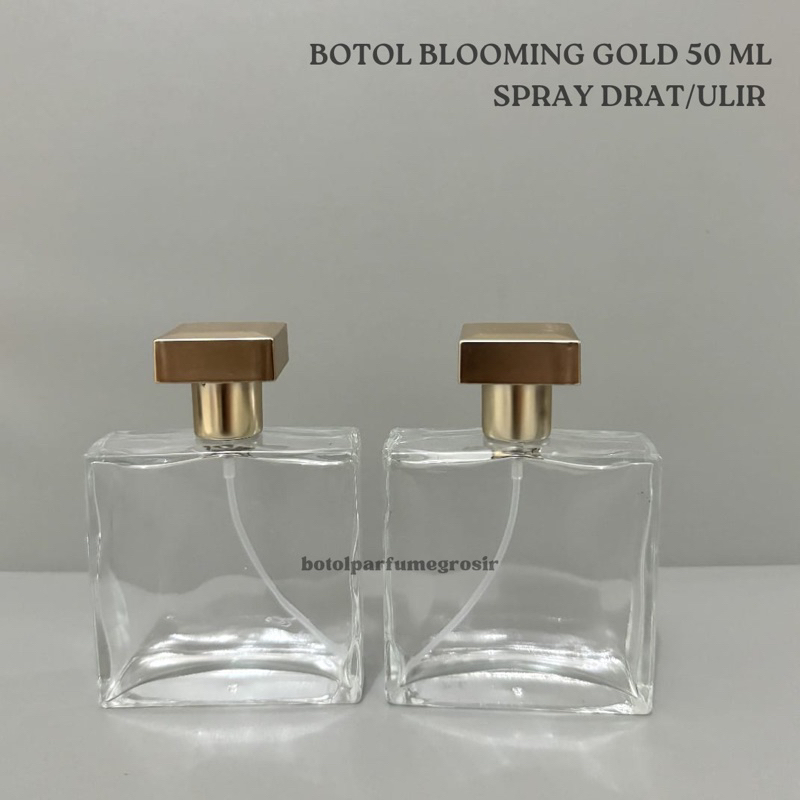 Jual BOTOL BLOOMING GOLD 50ML DRAT (Netto 52 ML) | Shopee Indonesia