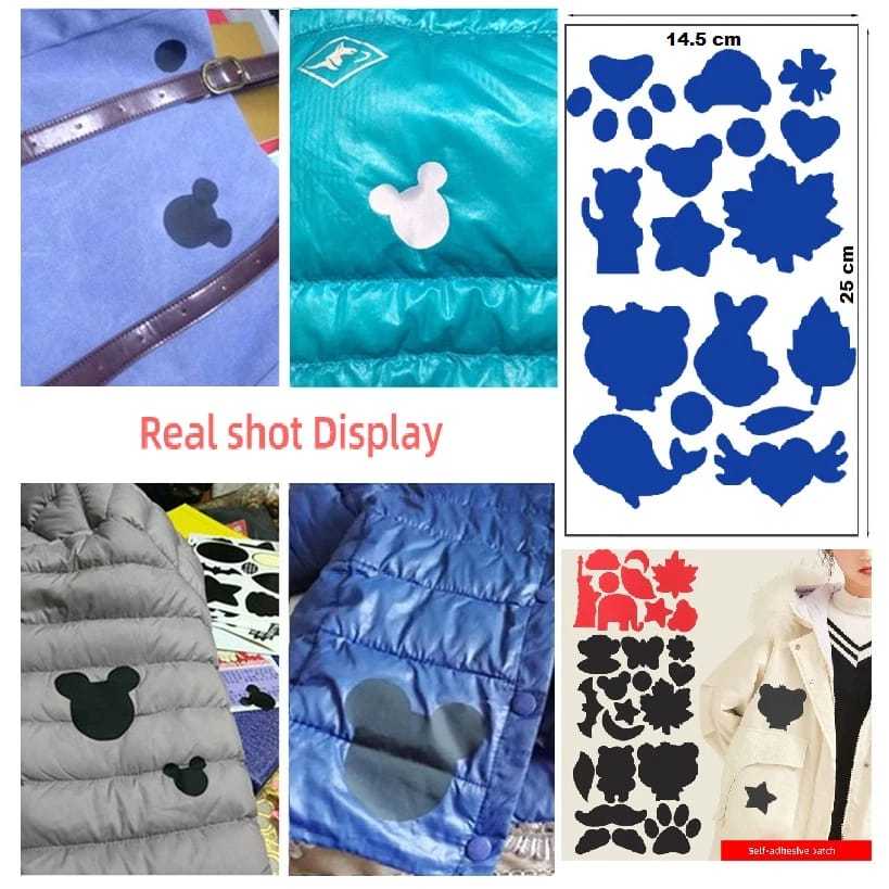 Jual Stiker Tambalan Perbaikan baju bolong jaket pakaian sticker ...