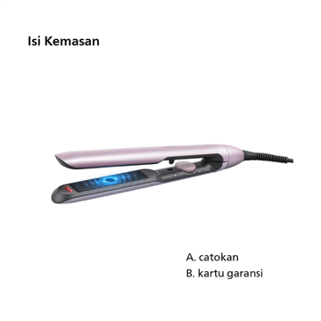 Philips Straightener 5000 Catokan Rambut Lurus Dengan Perlidungan ThermoShield Teknologi BHS530