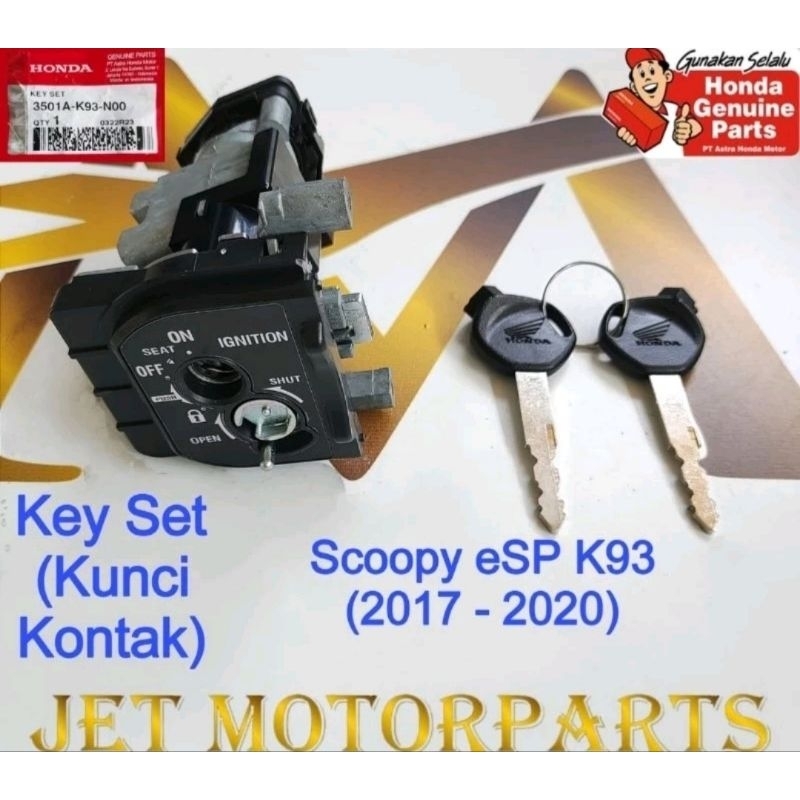 Jual Ak N Kunci Kontak Assy Atau Key Set Scoopy New Esp