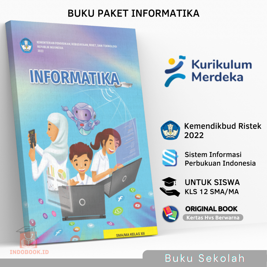 Jual BUKU PAKET INFORMATIKA KELAS 12 SMA MA KURIKULUM MERDEKA BELAJAR ...