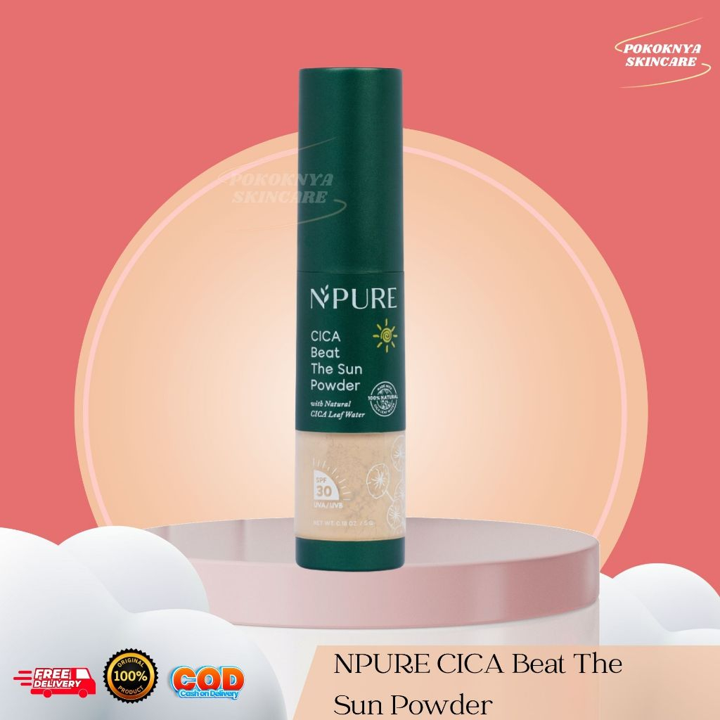 Jual NPURE Cica Beat The Sun Powder | Shopee Indonesia
