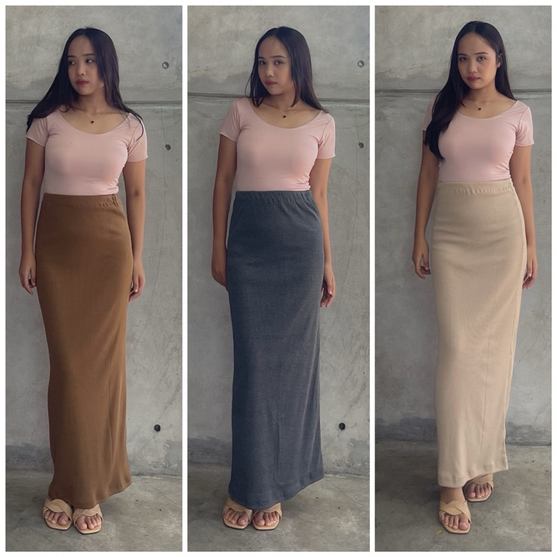 Jual Rok Rib Panjang Shopee Indonesia