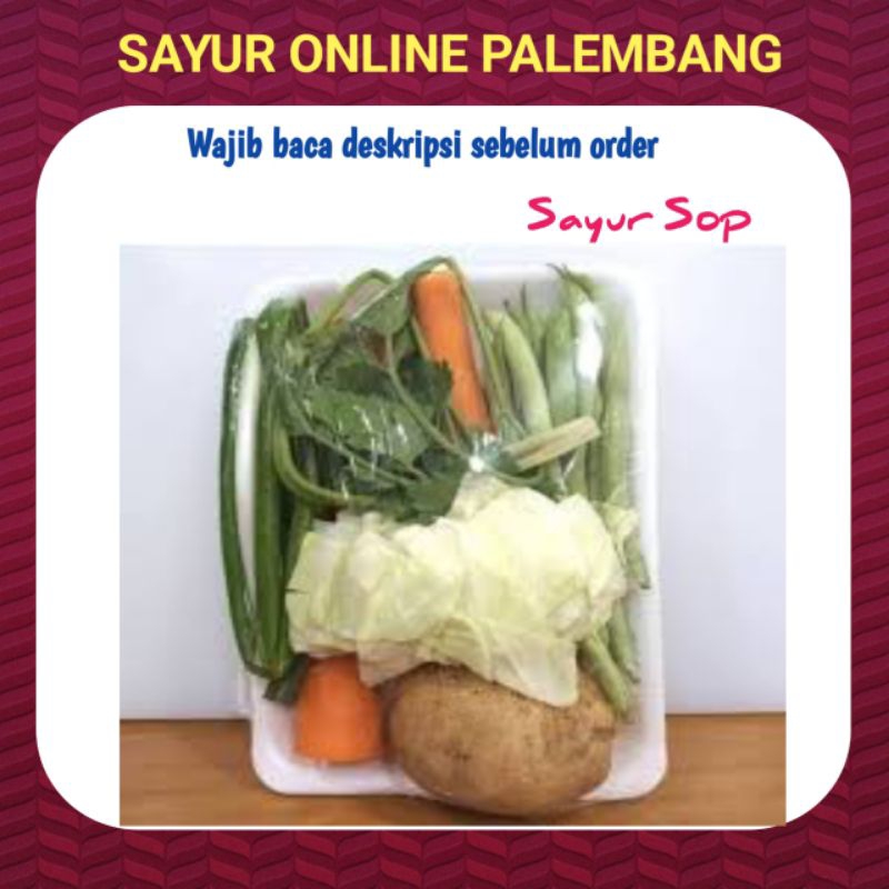 Jual Paket Sayur Sop Per Bungkus Sayur Sayuran Segar Palembang