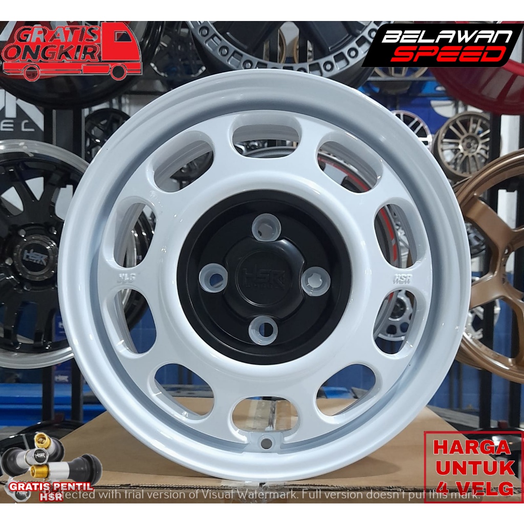 Jual PELEK MOBIL RACING VELG MODIFIKASI RING 14 R14 HSR KLG PCD 4X100 ...