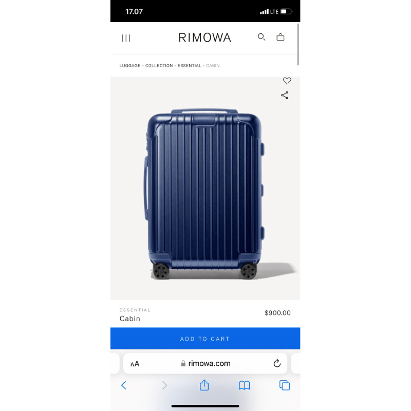 Jual koper RIMOWA essential cabin | Shopee Indonesia