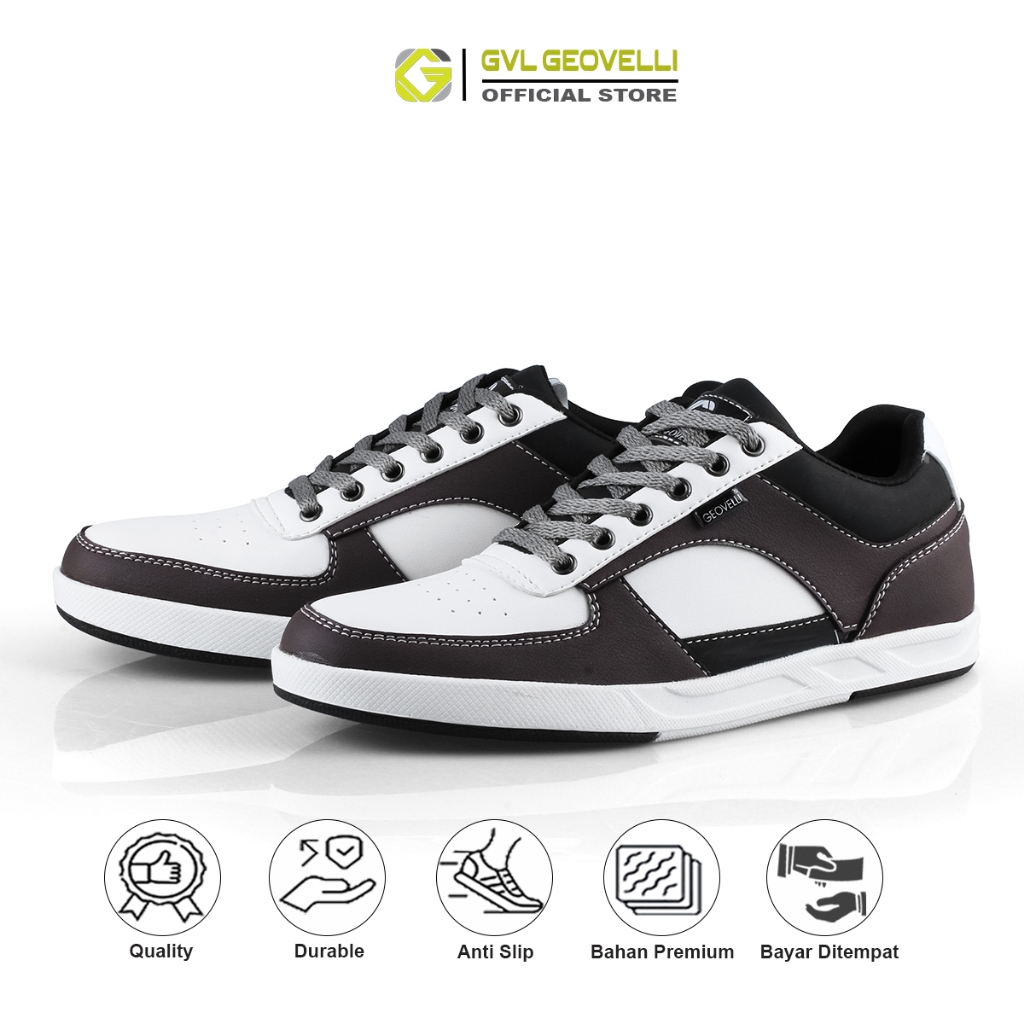 Jual Gvl Geovelli G Sepatu Sneakers Pria Kasual Putih Model Santai