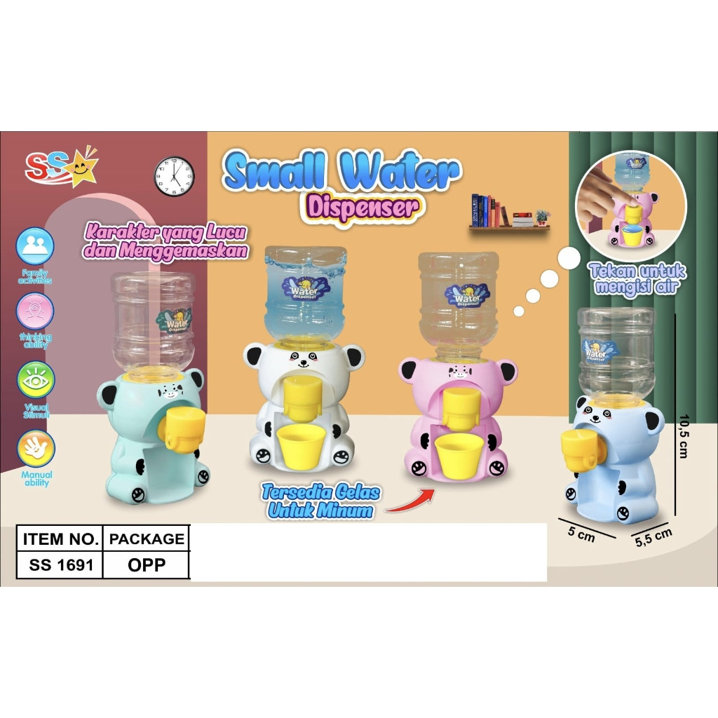 Jual MAINAN DISPENSER MINI DISPENSER WATER SMALL SS1651 | Shopee Indonesia