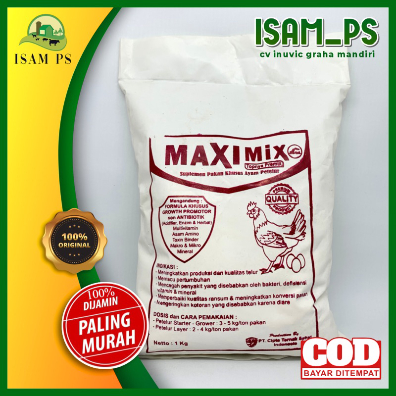Jual Maximix Premix top ayam petelur/ maximix 1kg | Shopee Indonesia