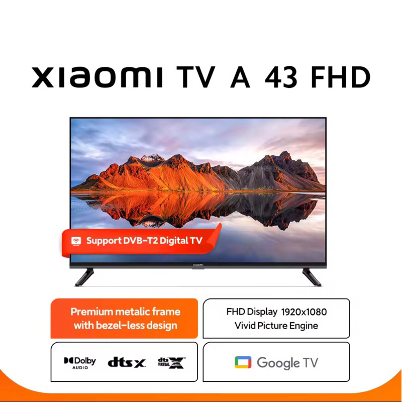 Jual TV LED Xiaomi Mi TV 43 inch Full HD Smart TV A 43 FHD | Resolusi ...