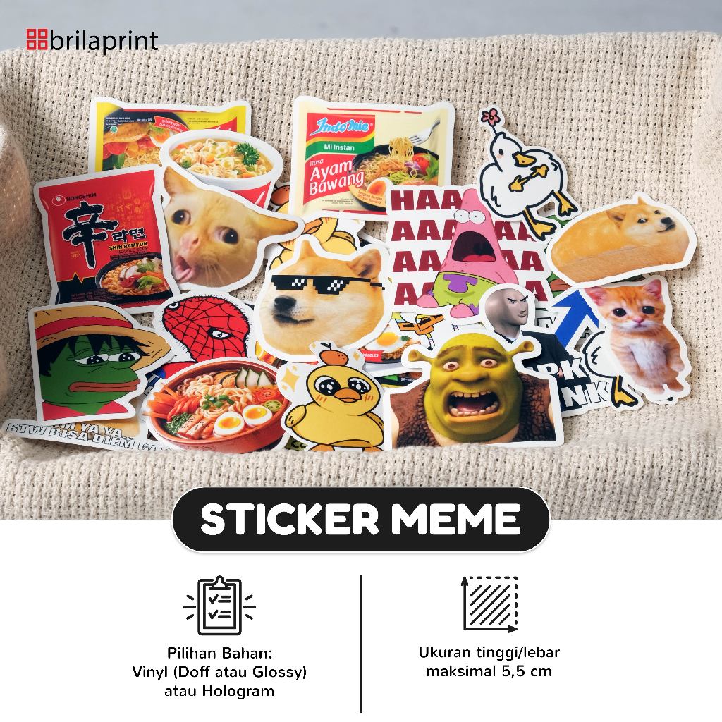 Jual STICKER MEME SATUAN | KOLEKSI STIKER MEME HIASAN LUCU UNTUK LAPTOP