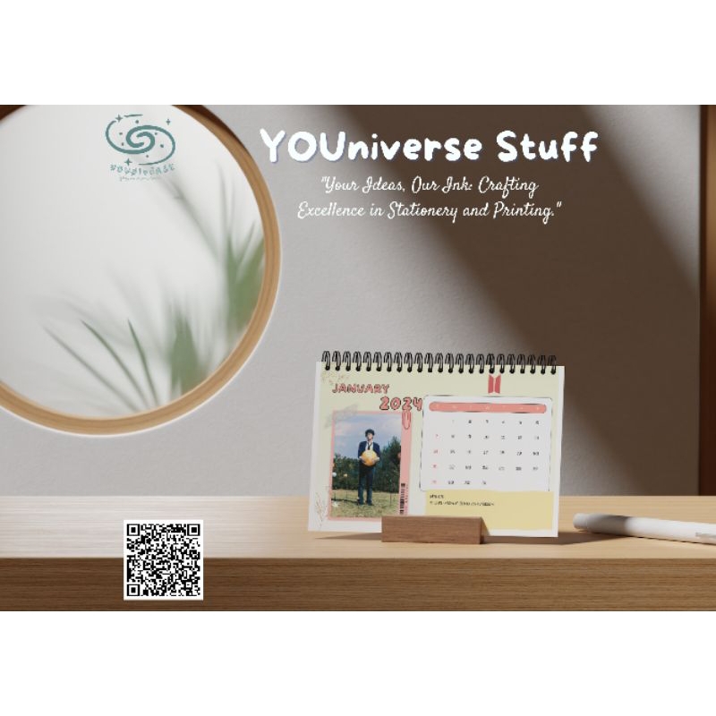 Jual BTS Seokjin Happy Kalender Meja 2025 / Desk Calendar 2025 A5 2025