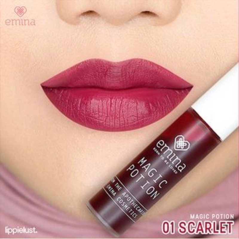 Jual emina magic potion lip tint scarlet Shopee Indonesia