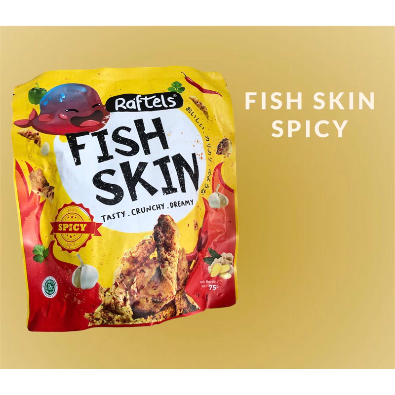 Jual RAFTELS FISH SKIN SPICY | Shopee Indonesia