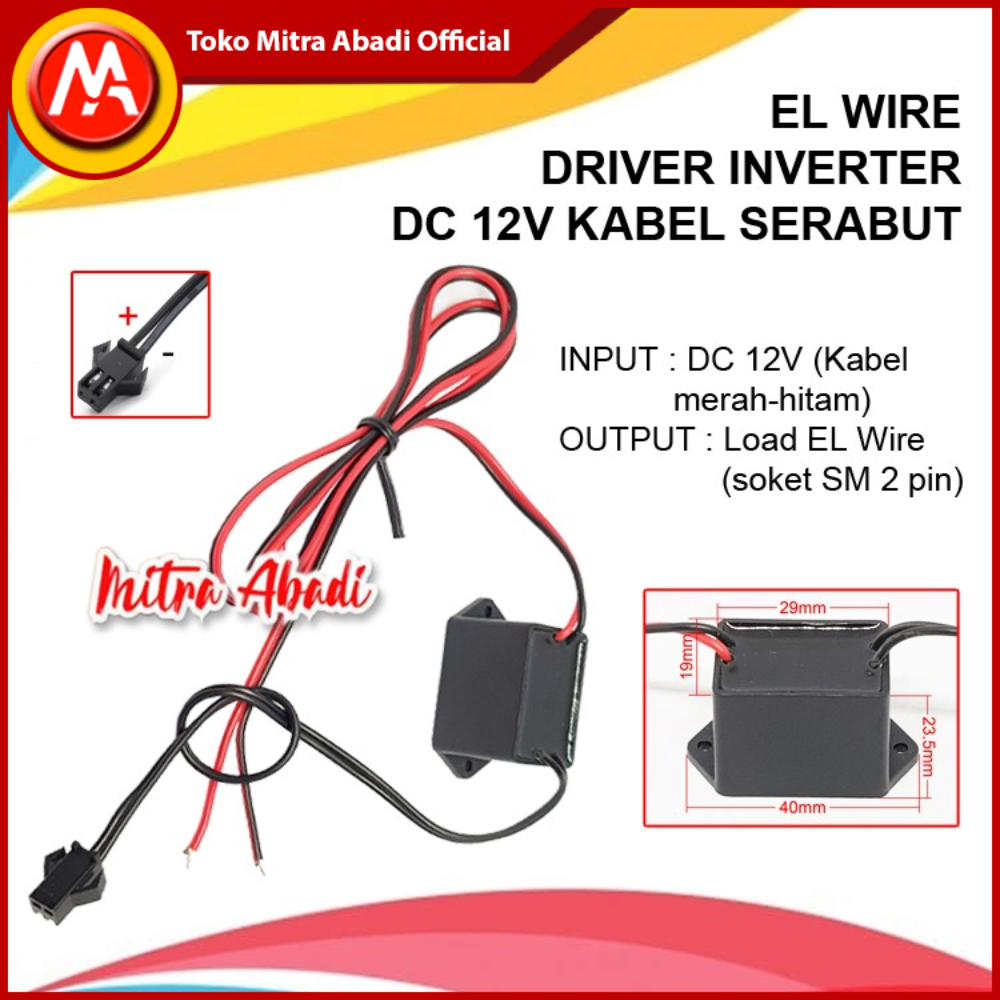 Jual Driver Inverter EL Wire DC 12V | Shopee Indonesia