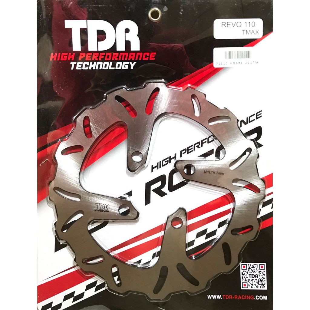 Jual Disc rotor TDR depan BLADE-REVO F1-SUPRA 125 F1 NEW-SUPRA 125 HELM ...