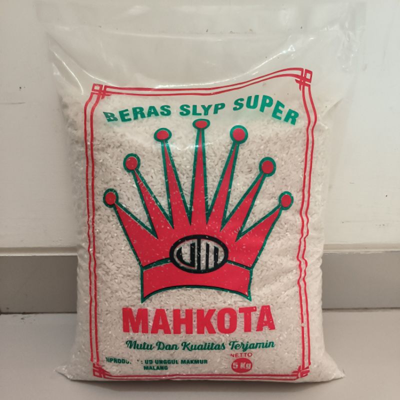 Jual Beras 5kg SUPER cap MAHKOTA / Beras Mahkota 5 kg / Beras Murah