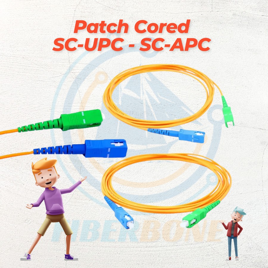 Jual Patch Cord SC UPC-SC APC Simplex Kabel Fiber Optik Single Core ...