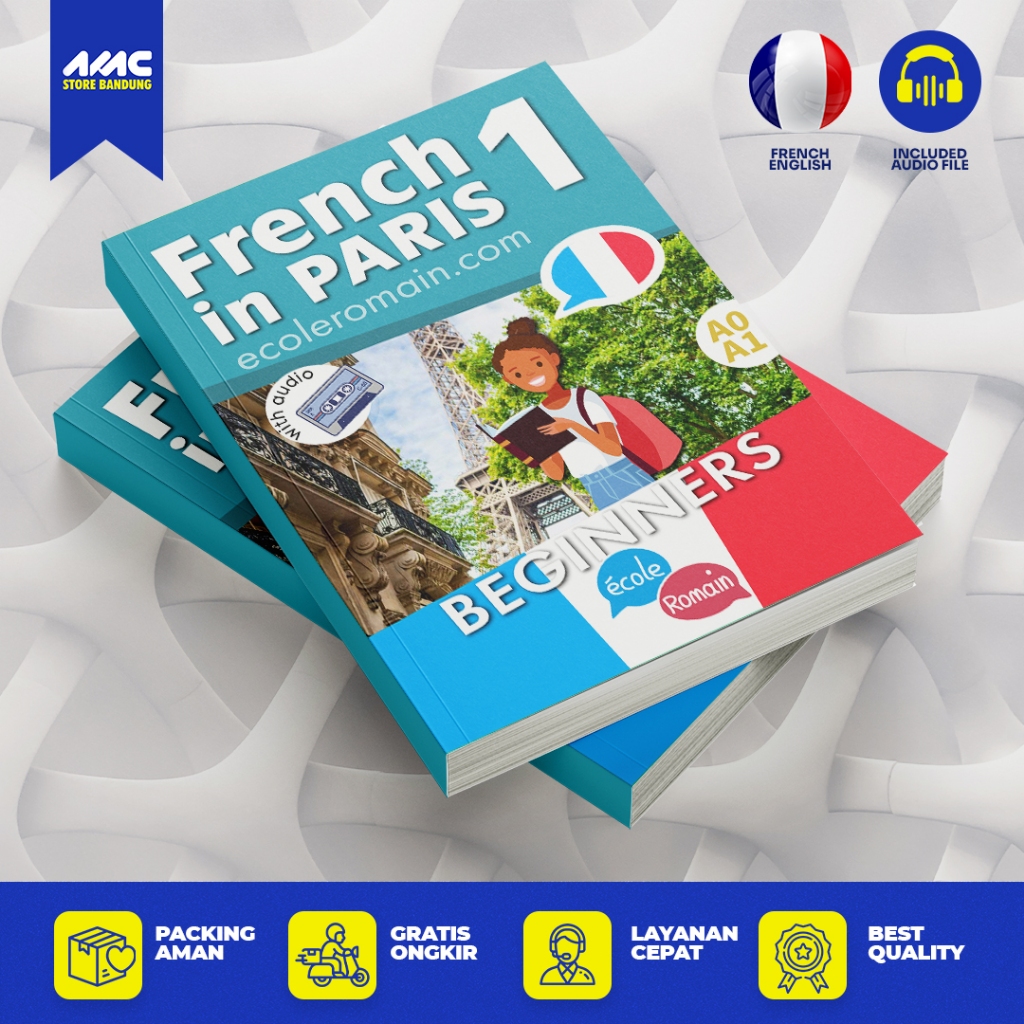 Jual Buku Belajar Bahasa Prancis French In Paris 1 Beginner Shopee