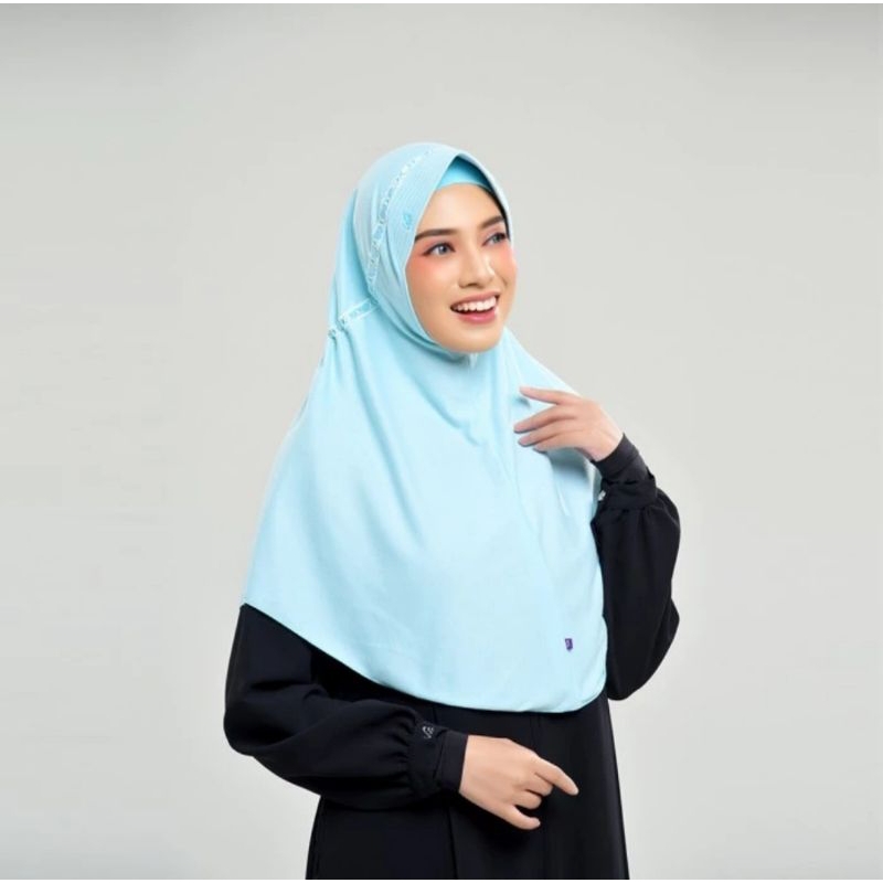 Jual Rabbani Kerudung instan Hemy Biru muda size S | Shopee Indonesia
