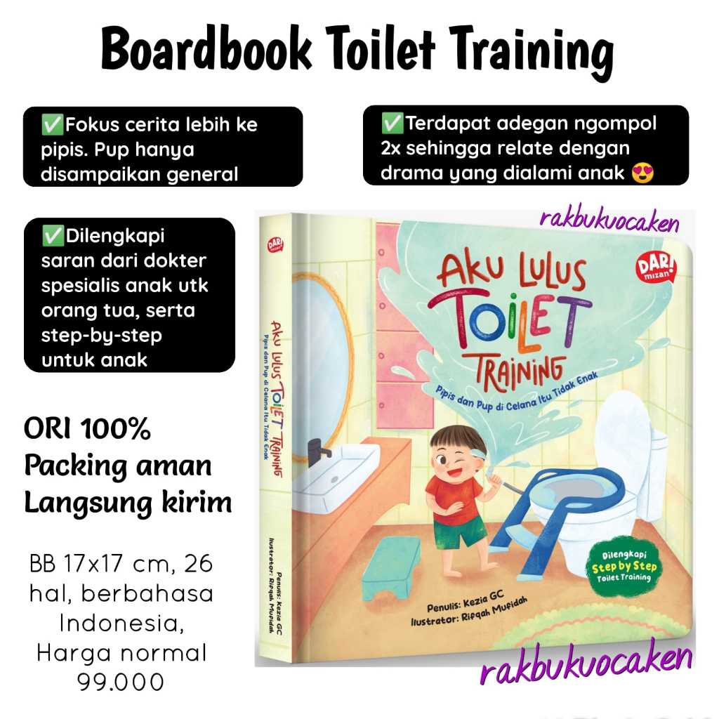 Jual BOARDBOOK Aku Lulus Toilet Training: Pipis Dan Pup Di Celana Itu ...