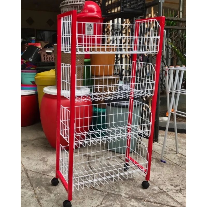 Jual Rak Chiki / Rak Snack / Rak Supermarket Pipa Kotak Kokoh dan kuat ...