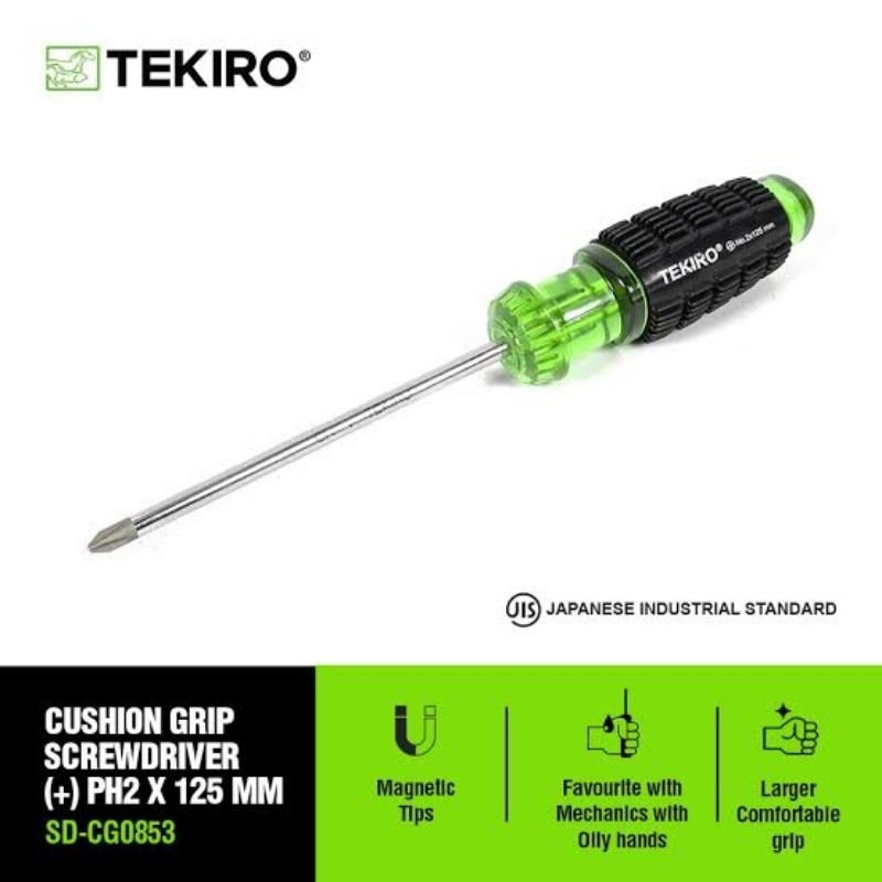 Jual OBENG TEKIRO PLUS 2 X 125 / MINUS 6 X 125 | Shopee Indonesia