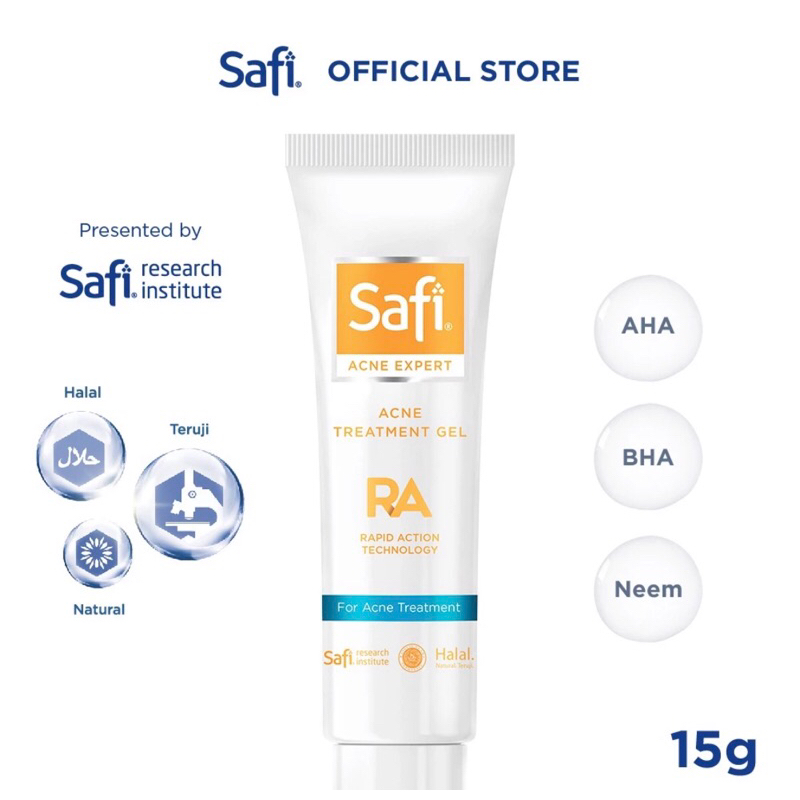 Jual SAFI ACNE EXPERT ACNE TREATMENT GEL 15g | Shopee Indonesia